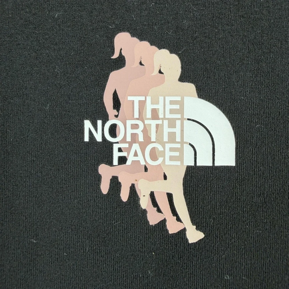 The North Face Shirt Womens Small Black FlashDry Running Graphic Tee Athletic - Picture 2 of 11